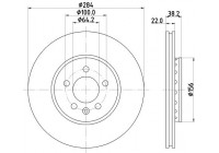 Disque de frein 8DD 355 107-251 Hella