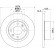 Disque de frein 8DD 355 107-851 Hella