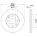 Disque de frein 8DD 355 108-151 Hella