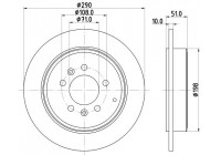 Disque de frein 8DD 355 108-431 Hella