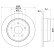 Disque de frein 8DD 355 108-611 Hella