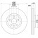 Disque de frein 8DD 355 108-761 Hella