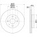Disque de frein 8DD 355 108-881 Hella