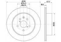 Disque de frein 8DD 355 112-881 Hella