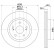 Disque de frein 8DD 355 113-621 Hella