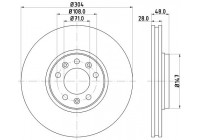 Disque de frein 8DD 355 113-671 Hella
