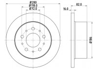 Disque de frein 8DD 355 113-711 Hella