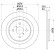 Disque de frein 8DD 355 114-051 Hella