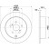 Disque de frein 8DD 355 114-891 Hella