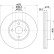 Disque de frein 8DD 355 115-741 Hella