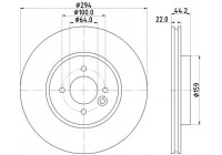 Disque de frein 8DD 355 115-881 Hella