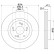 Disque de frein 8DD 355 116-101 Hella