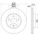 Disque de frein 8DD 355 116-351 Hella