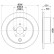 Disque de frein 8DD 355 116-421 Hella