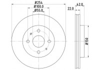 Disque de frein 8DD 355 116-541 Hella