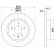 Disque de frein 8DD 355 116-581 Hella