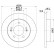 Disque de frein 8DD 355 117-011 Hella