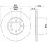 Disque de frein 8DD 355 117-481 Hella