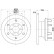 Disque de frein 8DD 355 117-501 Hella