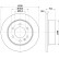 Disque de frein 8DD 355 117-641 Hella