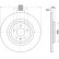 Disque de frein 8DD 355 117-721 Hella