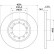 Disque de frein 8DD 355 118-521 Hella