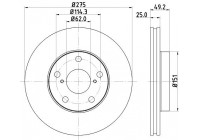 Disque de frein 8DD 355 118-691 Hella