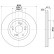 Disque de frein 8DD 355 118-701 Hella