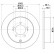 Disque de frein 8DD 355 119-061 Hella