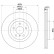 Disque de frein 8DD 355 120-271 Hella