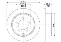 Disque de frein 8DD 355 120-561 Hella