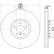 Disque de frein 8DD 355 120-731 Hella