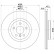 Disque de frein 8DD 355 122-641 Hella