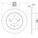 Disque de frein 8DD 355 123-021 Hella