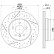 Disque de frein 8DD 355 123-031 Hella