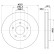 Disque de frein 8DD 355 125-071 Hella