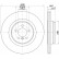 Disque de frein 8DD 355 125-091 Hella