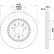 Disque de frein 8DD 355 125-401 Hella