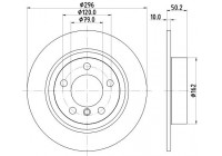 Disque de frein 8DD 355 126-741 Hella