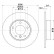 Disque de frein 8DD 355 127-031 Hella