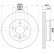 Disque de frein 8DD 355 127-061 Hella