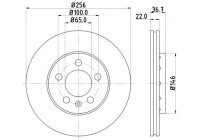 Disque de frein 8DD 355 127-291 Hella