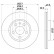 Disque de frein 8DD 355 127-341 Hella