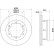 Disque de frein 8DD 355 127-351 Hella