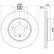 Disque de frein 8DD 355 127-391 Hella