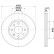 Disque de frein 8DD 355 127-731 Hella