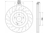 Disque de frein 8DD 355 128-141 Hella