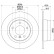 Disque de frein 8DD 355 128-371 Hella
