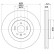 Disque de frein 8DD 355 128-591 Hella