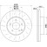 Disque de frein 8DD 355 128-801 Hella